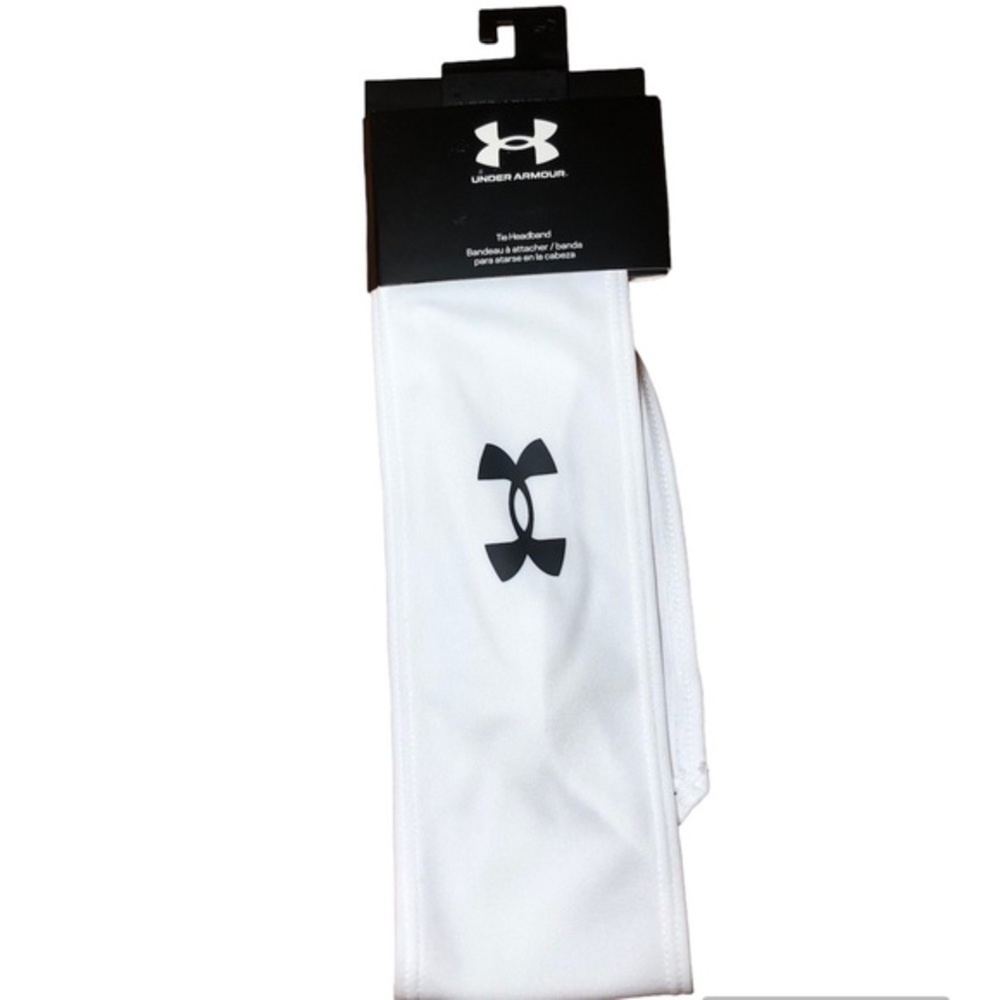 UNDER Armour Tie Headband Unisex Adult Sport Head Wear 1323968
